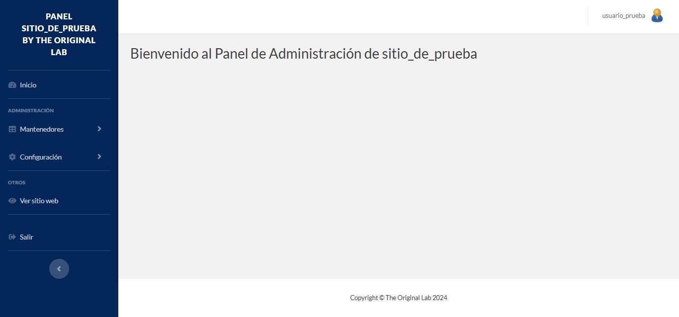 Dashboard Principal